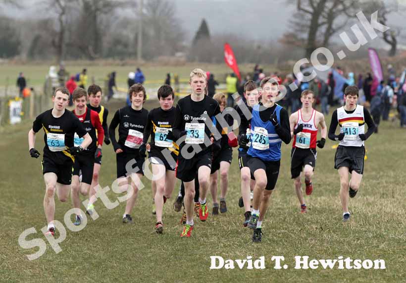 Start of the under-17 boys, NEHL, Prudhoe.